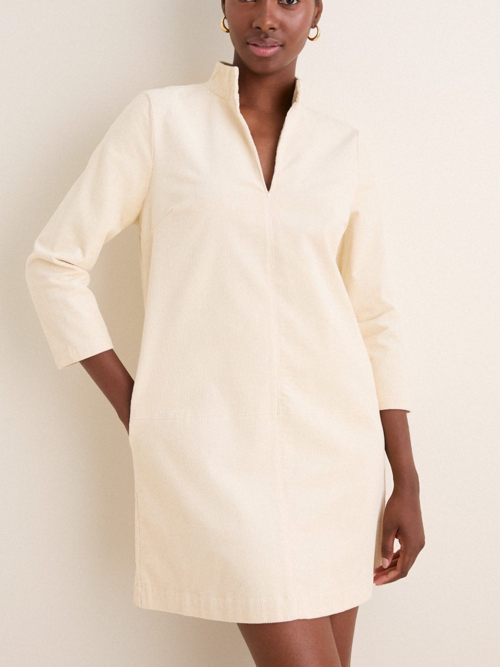 Tuckernuck Winter White Corduroy Clifton Dress NWT Medium